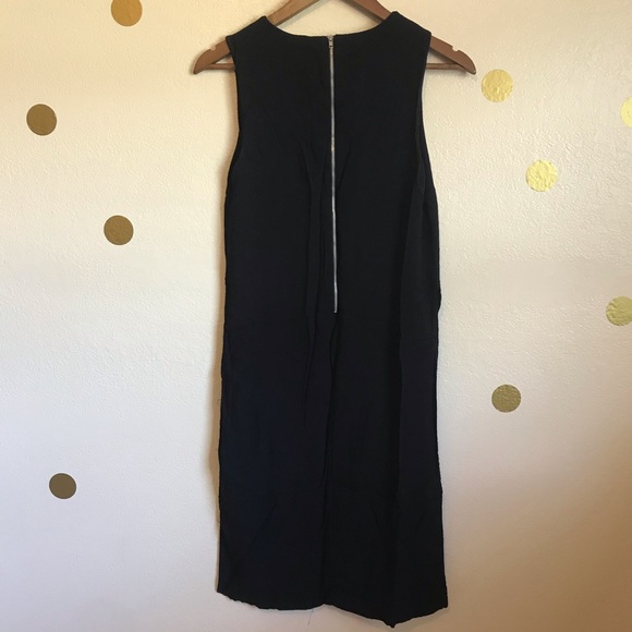 Forever 21 Black Sleeveless Dress with slit. Small - Picture 3 of 3